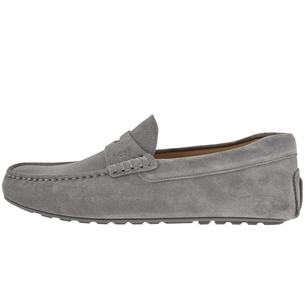 Hugo Boss BOSS Noel Moccasin Shoes Grey